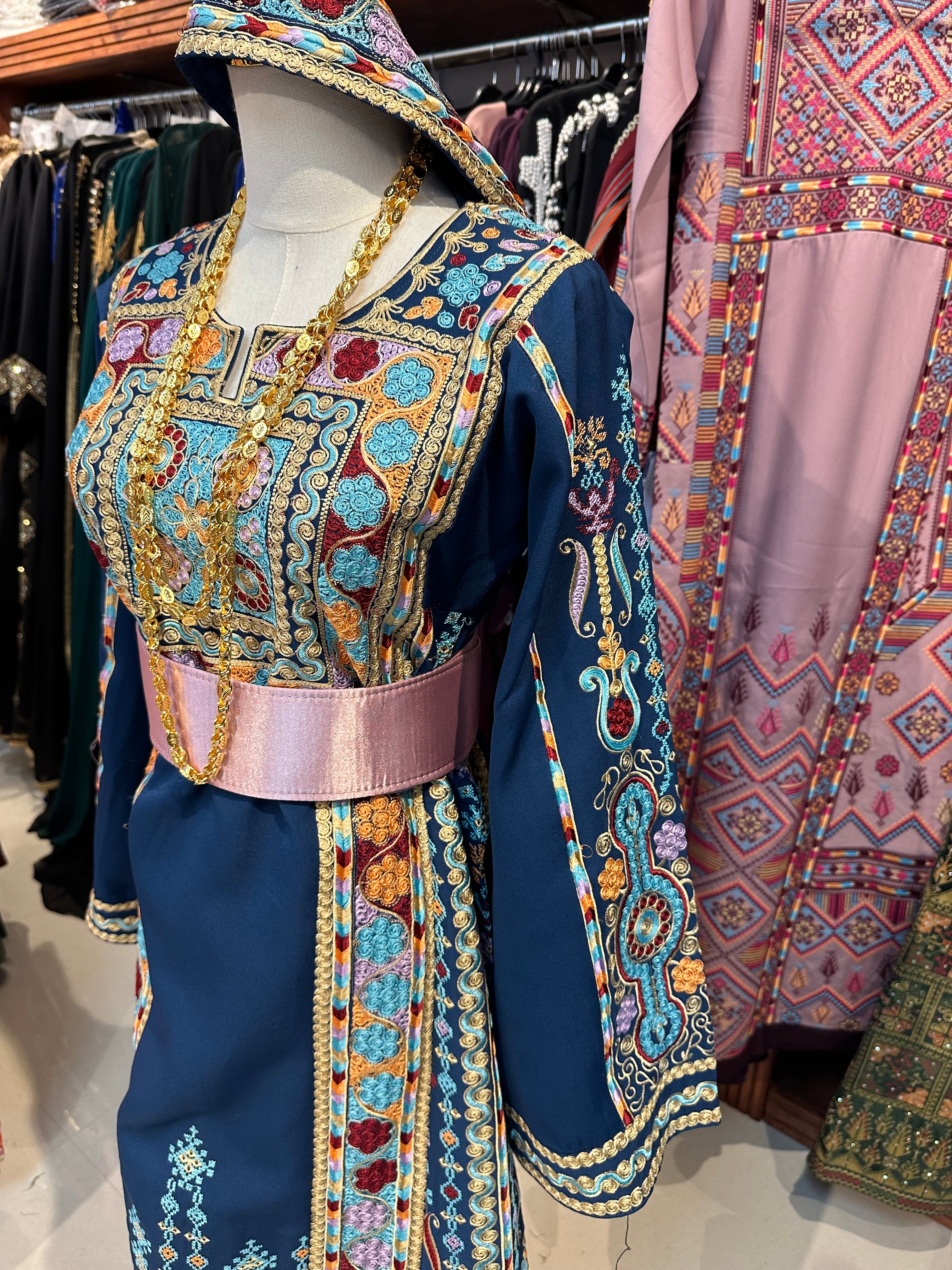 Blue Malaka Thobe
